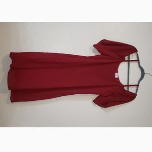 Wine Colord Dress